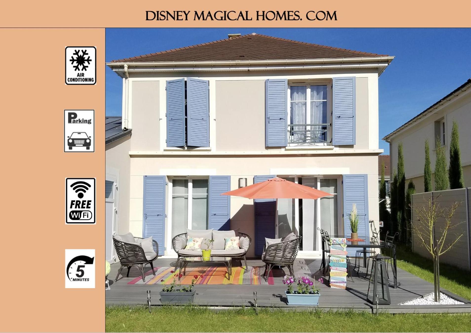 Air-Conditionned Villa, 5 Min To The Park - Disney Magical Homes, Paris Magny-le-Hongre Kültér fotó